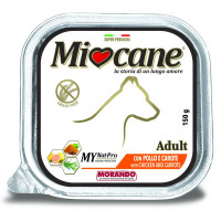 Влажный корм Morando MioCane Adult Chicken & Carrots для собак, с курицей и морковью, 150 г Влажный корм Morando MioCane Adult Chicken & Carrots для собак, с курицей и морковью, 150 г