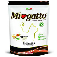 Сухий корм Morando MioGatto Sterilised Chicken для стерилізованих котів, з куркою, 400 г Сухий корм Morando MioGatto Sterilised Chicken для стерилізованих котів, з куркою, 400 г