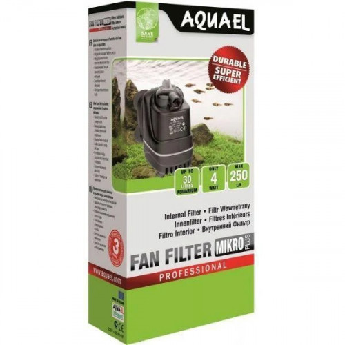 Внутренний фильтр Aquael Fan Micro для аквариумов от 100 до 150 л, 2.2 Вт, 250 л/ч