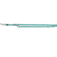 Поводок-перестёжка Trixie Cavo Reflect Adjustable Lead для собак, светоотражающий, размер L-XL, 2 м/18 мм, океан Поводок-перестёжка Trixie Cavo Reflect Adjustable Lead для собак, светоотражающий, размер L-XL, 2 м/18 мм, океан