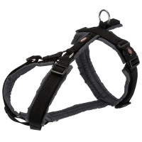 Шлея Trixie Premium Trekking Harness для собак, 36-44 см, 15 мм, розмір S, чорний-графіт