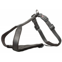Шлея Trixie Premium Y-Harness для собак, 37-45 см, 15 мм, розмір XS-S, графіт Шлея Trixie Premium Y-Harness для собак, 37-45 см, 15 мм, розмір XS-S, графіт