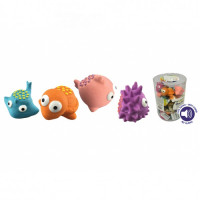 Игрушка-пищалка Croci морские жители, для собак, латекс, 5-6 см, цена за 1 шт Игрушка-пищалка Croci морские жители, для собак, латекс, 5-6 см, цена за 1 шт