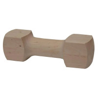 Игрушка Croci гантеля, для собак, дерево, 27×7.5×7.5 см Игрушка Croci гантеля, для собак, дерево, 27×7.5×7.5 см