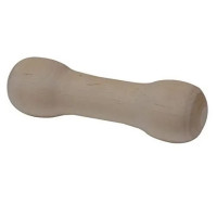 Игрушка Croci гантеля, для собак, круглая, дерево, 22×6.5×6.5 см Игрушка Croci гантеля, для собак, круглая, дерево, 22×6.5×6.5 см