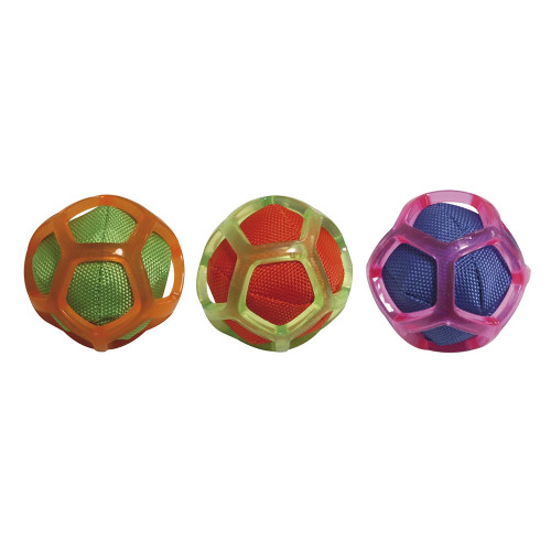 Игрушка Croci тканевый мяч, для собак, в силиконовой сетке, 8 см