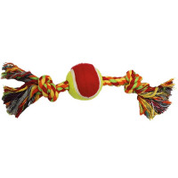 Игрушка Croci канат грейфер с тенисным мячом, для собак, 30.5×6 см Игрушка Croci канат грейфер с тенисным мячом, для собак, 30.5×6 см
