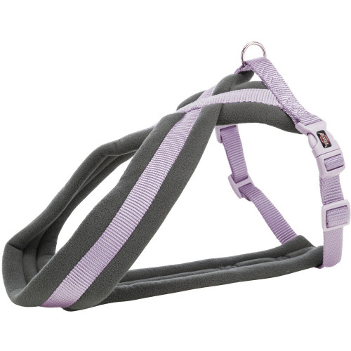 Шлея Trixie Premium Touring Harness для собак, 45-80 см, 25 мм, розмір M, бузковий