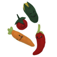 Игрушка Croci овощи, для котов, ассорти, 13 см, цена за 1 шт Игрушка Croci овощи, для котов, ассорти, 13 см, цена за 1 шт