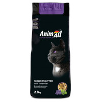 Древесный наполнитель AnimAll с ароматом лаванды, для кошек, 2.8 кг Древесный наполнитель AnimAll с ароматом лаванды, для кошек, 2.8 кг