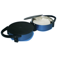 Набор для пикника Croci Picnic Set 2 миски с крышками, для собак, с магнитным держателем, голубой, 1.89 л Набор для пикника Croci Picnic Set 2 миски с крышками, для собак, с магнитным держателем, голубой, 1.89 л
