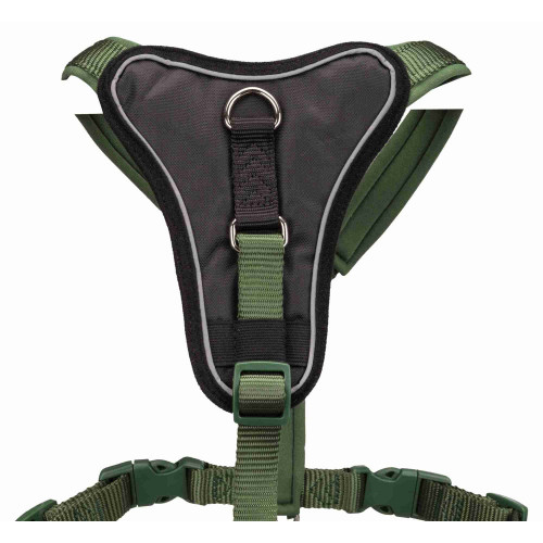 Шлея Trixie Premium Y-Harness для собак, 42-50 см, 15 мм, розмір S, лісовий