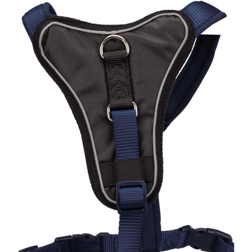 Шлея Trixie Premium Y-Harness для собак, 50-60 см, 15 мм, розмір S-M, індиго