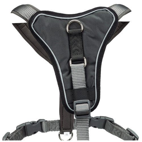 Шлея Trixie Premium Y-Harness для собак, 50-60 см, 15 мм, розмір S-M, графіт