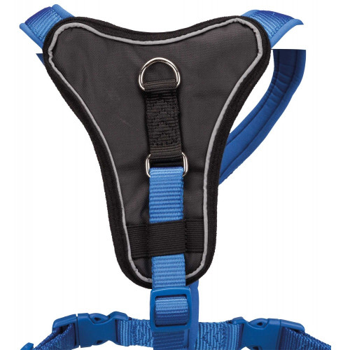 Шлея Trixie Premium Y-Harness для собак, 65-80 см, 20 мм, розмір M-L, синій