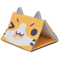 Домик Croci Pyramide Catmania для котов, оранжевый, 45×45×33 см Домик Croci Pyramide Catmania для котов, оранжевый, 45×45×33 см