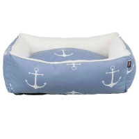 Лежак Trixie Anchor для собак, синьо-білий, 50×40 см Лежак Trixie Anchor для собак, синьо-білий, 50×40 см