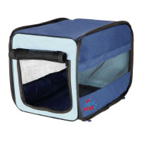 Сумка-переноска Trixie Soft Kennel Twister для кошек, синий, 66×45×35 см Сумка-переноска Trixie Soft Kennel Twister для кошек, синий, 66×45×35 см