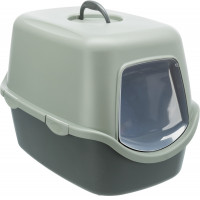 Туалет-домик Trixie Be Eco Vico, для кошек, 40×40×56 см, антрацит/серо-зеленый Туалет-домик Trixie Be Eco Vico, для кошек, 40×40×56 см, антрацит/серо-зеленый