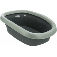 Туалет Trixie Be Eco Carlo, для кошек, 38×17×58 см, антрацит/серо-зеленый
