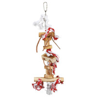 Игрушка подвесная Trixie Wooden Toy on Rope, для птиц, 35 см Игрушка подвесная Trixie Wooden Toy on Rope, для птиц, 35 см