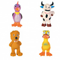 Набір іграшок Trixie Dog Toy Animal, для собак, 11 см, 4 шт Набір іграшок Trixie Dog Toy Animal, для собак, 11 см, 4 шт