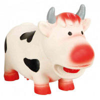 Игрушка Trixie, корова, для собак, 10 см Игрушка Trixie, корова, для собак, 10 см
