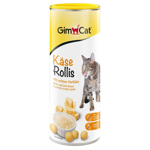 Вітаміни Gimcat для котів, загальнозміцнюючі з сиром, 850 табл, 425 г