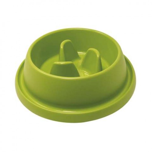 Миска Georplast Adagio Big для собак, пластик, 31.5×9 см, зелена