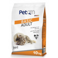 Сухой корм PetQM Cat Basic Adult with Poultry & Vegetables для кошек, с птицей и овощями, 10 кг Сухой корм PetQM Cat Basic Adult with Poultry & Vegetables для кошек, с птицей и овощями, 10 кг