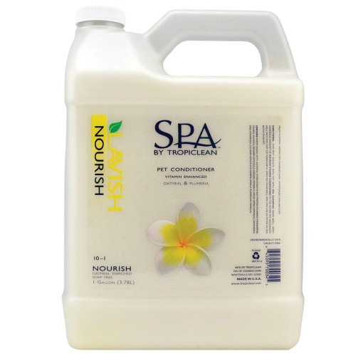 Кондиціонер TropiClean SPA Nourish для зволоження шкіри і шерсті для собак і котів, 3.8 л