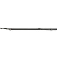 Повідець-перестібка Trixie Softline Elegance XS-S, для собак, 2 м, 15 мм, чорний / графіт Повідець-перестібка Trixie Softline Elegance XS-S, для собак, 2 м, 15 мм, чорний / графіт