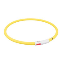 Нашийник Trixie USB світиться, для собак, 70 см х 10 мм, жовтий Нашийник Trixie USB світиться, для собак, 70 см х 10 мм, жовтий