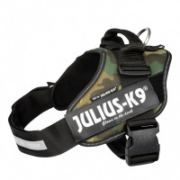 Шлея тренировочная Trixie Julius-K9 IDC, для собак, 63-85 см, 50 мм, камуфляж