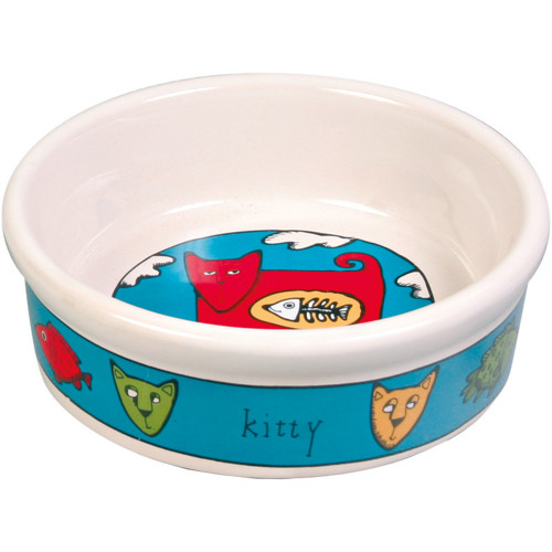 Миска керміческая Trixie, для котів, 0.2 л, 4 шт