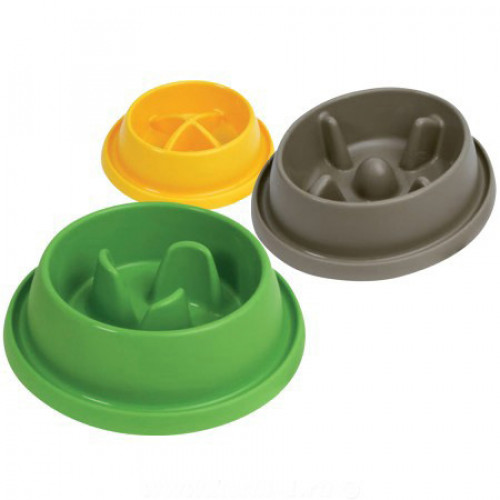 Миска Georplast Adagio Medium для собак, пластик, кольори в асортименті, 25.5×23×6.5 см