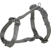 Шлея Trixie Premium H-Harness для собак, 42-60 см, 15 мм, размер S-M, графит Шлея Trixie Premium H-Harness для собак, 42-60 см, 15 мм, размер S-M, графит