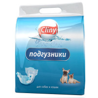 Памперси Cliny для собак і котів від 3 до 6 кг, розмір S, 10 шт Памперси Cliny для собак і котів від 3 до 6 кг, розмір S, 10 шт