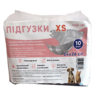 Памперсы Magic Pet для собак (сук), размер XS, 34×26 см, 10 шт Памперсы Magic Pet для собак (сук), размер XS, 34×26 см, 10 шт
