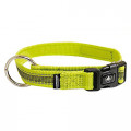Нашийник Croci Hiking AntiShock для собак, регульований, нейлон, зелений, 1.5×30-40 см