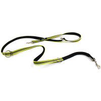 Поводок Croci Hiking AntiShock для дрессировки собак, нейлон, зеленый, 2.5×200 см Поводок Croci Hiking AntiShock для дрессировки собак, нейлон, зеленый, 2.5×200 см
