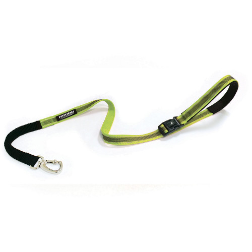 Повідець Croci Hiking AntiShock для собак, регульований, нейлон, зелений, 2×120 см