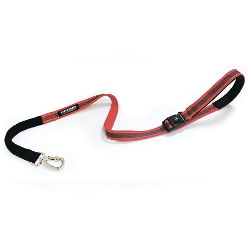 Повідець Croci Hiking AntiShock для собак, регульований, нейлон, червоний, 2×120 см