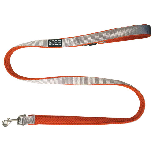 Поводок Croci Hiking Reflective для собак, нейлон, оранжевый, 2×120 см