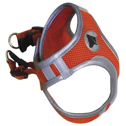 Шлея Croci Hiking Reflective для собак, нейлон, помаранчевий, розмір M, 41-46 см