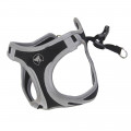 Шлея Croci Hiking Reflective для собак, нейлон, чорний, розмір M, 41-46 см