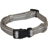 Нашийник Croci Soft Reflective для собак, світловідбиваючий, нейлон, сірий, 40-65×2.5 см Нашийник Croci Soft Reflective для собак, світловідбиваючий, нейлон, сірий, 40-65×2.5 см
