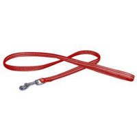 Повідець Croci Soft Reflective для собак, світловідбиваючий, нейлон, червоний, 120×2 см Повідець Croci Soft Reflective для собак, світловідбиваючий, нейлон, червоний, 120×2 см