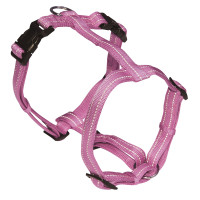 Шлея H-образна Croci Soft Reflective для собак, світловідбиваючі, нейлон, рожева, 1×25-40 см Шлея H-образна Croci Soft Reflective для собак, світловідбиваючі, нейлон, рожева, 1×25-40 см