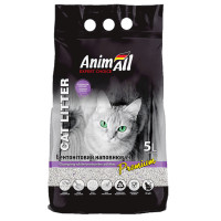 Бентонітовий наповнювач AnimAll Premium Lavender з ароматом лаванди, для котів, 5 л Бентонітовий наповнювач AnimAll Premium Lavender з ароматом лаванди, для котів, 5 л